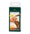 ROTULADOR FABER CASTELL PITT PEN B/6