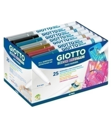 ROTUL.GIOTTO DECOR METAL SCHOOLPACK 24