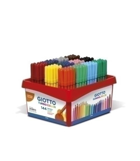 ROTUL.GIOTTO TURBO COLOR SCHOOL PACK 144