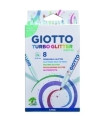 ROTUL.GIOTTO TURBO GLITTER PASTEL C/8