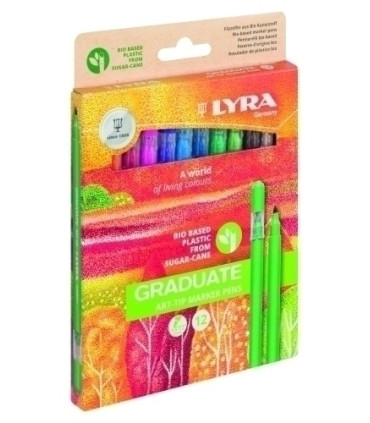 ROTUL.FIBRA LYRA GRADUATE ART TIP E/12