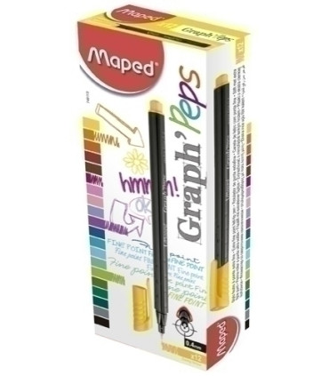 ROTUL.MAPED GRAPH PEPS SUNNY YELLOW