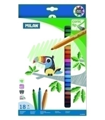 ROTUL.MILAN PUNTA CONICA ESTUCHE 18