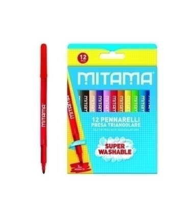 ROTULADOR MITAMA TRIANGULAR CAJA 12