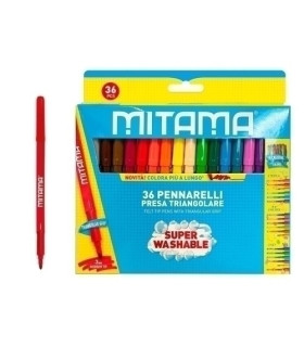 ROTULADOR MITAMA TRIANGULAR CAJA 36