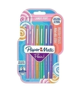 ROTUL.PAPER MATE CANDY POP SURT.B/6