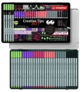 ROTUL.STABILO CREATIVE TIPS ARTY C/30