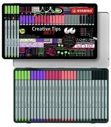 ROTUL.STABILO CREATIVE TIPS ARTY C/30