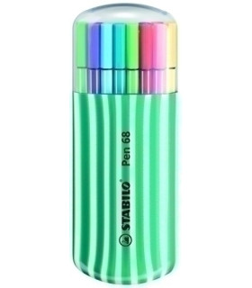 ROTUL.STABILO PEN 68 ESTUCHE 20 ZEBRUI