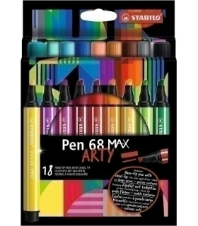 ROTUL.STABILO PEN 68 MAX ARTY LINE C/18