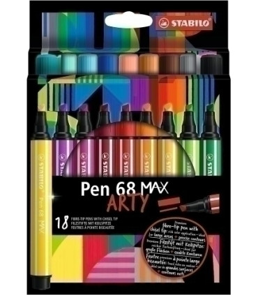 ROTUL.STABILO PEN 68 MAX ARTY LINE C/18