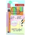 ROTUL.STABILO PEN 68&POINT 88 PASTEL e12