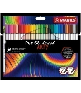 ROTUL.STABILO PEN BRUSH ARTY LINE  C/30