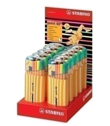 ROTUL.STABILO POINT 88 ESTUCHE 20 EXP.10