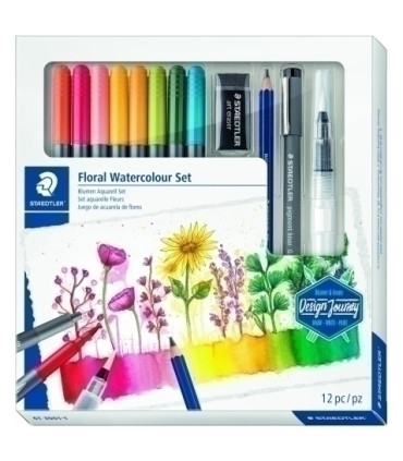 ROTUL.STAEDTL. FLORAL WATERCOLOUR SET 12
