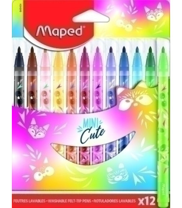 ROTUL.MAPED MINI CUTE ESTUCHE 12