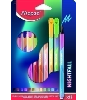 ROTUL.MAPED NIGHTFALL ESTUCHE 12