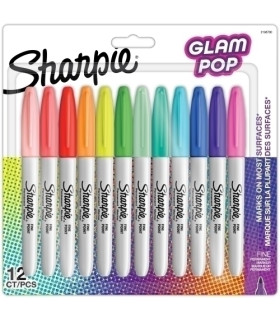 ROTUL.PAPERMATE SHARPIE GLAM B/12
