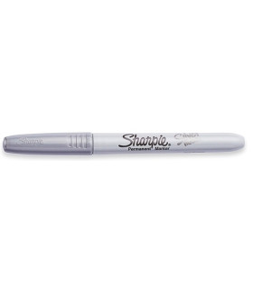 ROTUL.PAPERMATE SHARPIE METALLIC F PLATA