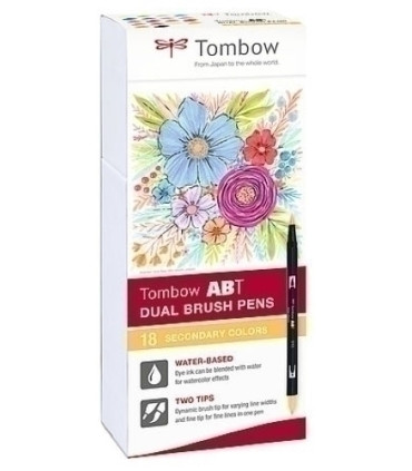 ROTULADOR TOMBOW DOBLE COL.SECUND. E.18