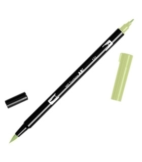 ROTULADOR TOMBOW DOBLE PUNTA PINC. LEMON