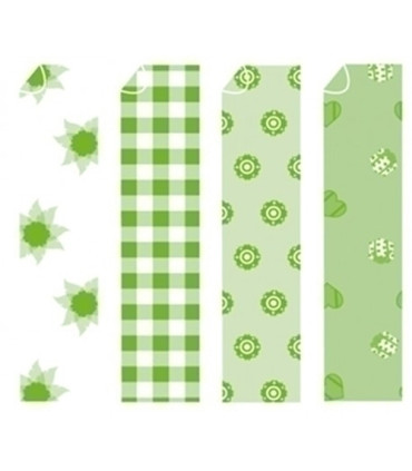 SCRAP.CART. IMPRESA 24x32 VERDE-2 B/8