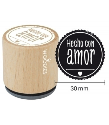 SELLO COLOP WOODIES CON AMOR