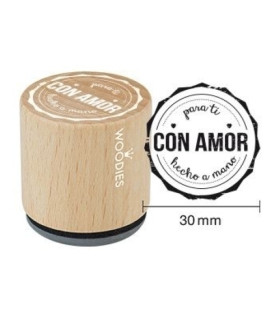 SELLO COLOP WOODIES PARA TI CON AMOR