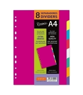 SEPARADORES SENFORT PP OPACO A4