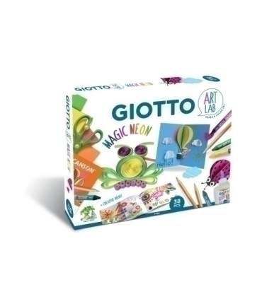 SET JUEGO GIOTTO ART LAB MAGIC NEON