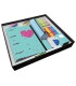 SET PAPELERIA MARIOLA CORAZONES 34 PIEZA