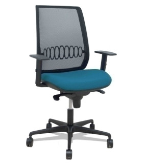 SILLA PIQUERAS ALARES C/BRAZOS VERDE PET