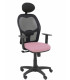 SILLA PIQUERAS ALOCEN NEGRO Y ROSA
