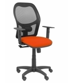 SILLA PIQUERAS ALOCEN C/BRAZ.NARANJA
