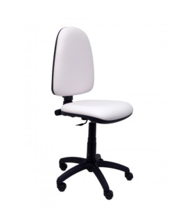 SILLA PIQUERAS AYNA SIMILPIEL BLANCO