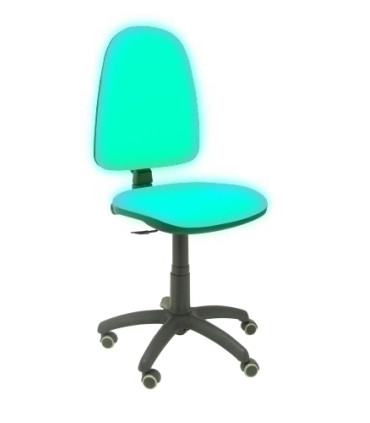 SILLA PIQUERAS AYNA SIMILPIEL TURQUESA