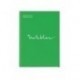 Recambio Miquelrius Emotions Notebook 1 A4 80h 90g Reciclado Encolado 4 Taladros Cuadric.5x5 Verde
