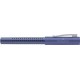 Rotulador Fibra Faber-Castell Grip 2011 Trazo Fino Azul Metalizado