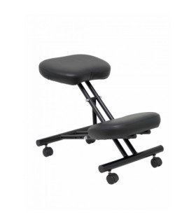 SILLA PIQUERAS MAHORA SIMILPIEL NEGRO
