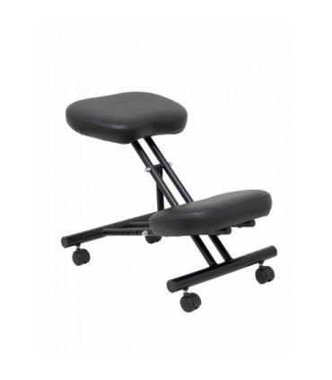 SILLA PIQUERAS MAHORA SIMILPIEL NEGRO