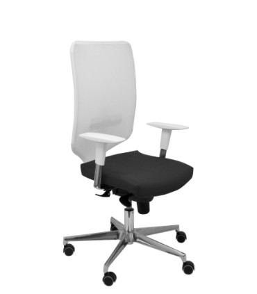 SILLA PIQUERAS OSSA BLANCA SIMILPIEL NEG