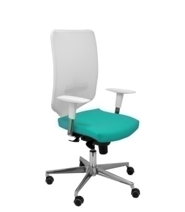 SILLA PIQUERAS OSSA BLANCA SIMILPIEL VER
