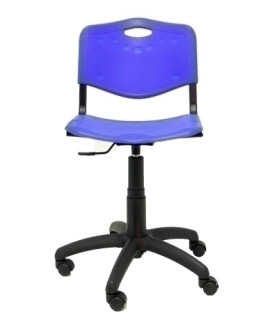SILLA PIQUERAS ROBLEDO GIRATORIA AZUL