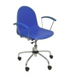 SILLA PIQUERAS VES GIRATORIA PVC AZUL