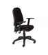 SILLA ROCADA RD-911/4 NEGRO CON BRAZOS