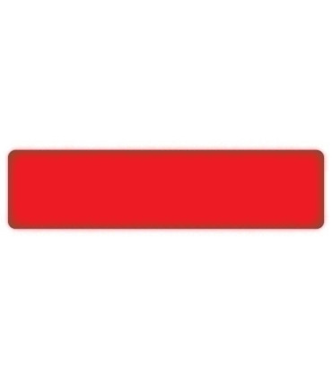 SIMBOLO ADH. SUELO 20x5 ROJO B/10