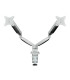 SOPORTE BRAZO MONITOR TOOQ DOBLE PLA
