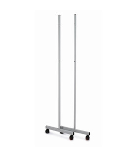 SOPORTE PARA PIZARRAS FORMA T CON RUEDAS