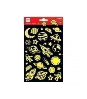 STICKERS APLI (18561) Bl.1h. ESPACIO LUM