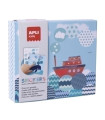 STICKERS GAME CAJA CARTON BARCO